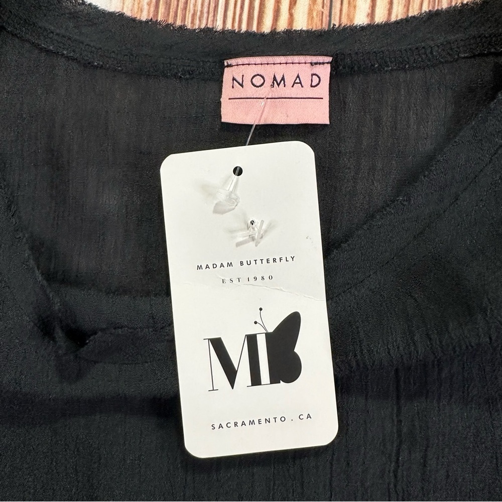 NWT Nomad Elegant Black Blouse Tunic Top
Size Small/Medium - Picture 2 of 11